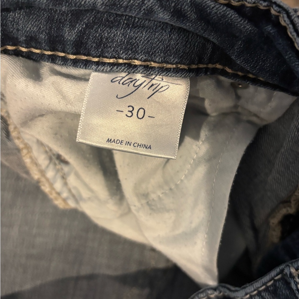 Daytrip Dark Blue Ankle Jeans - Picture 4 of 4